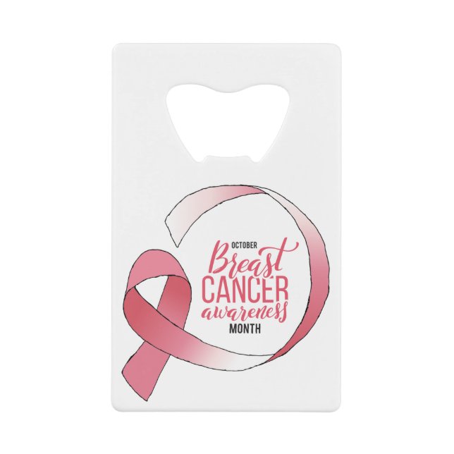 Ribbon de dessin du cancer du sein rose Mois BCA (Devant)