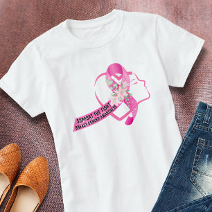Ribbon de sensibilisation au cancer du sein TShirt