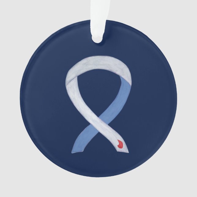 Ribbon de sensibilisation au diabète IDDM ornement (devant)