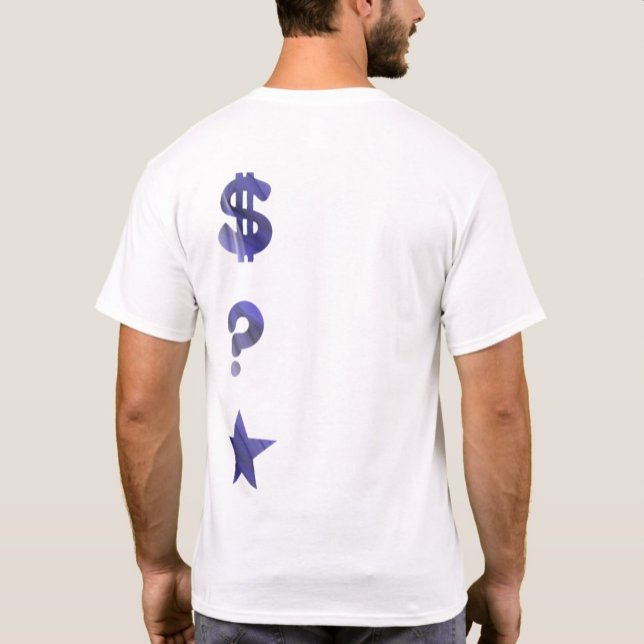 RICH Back Imprimer T-shirt Tendance Lavande Abstra (Créateur téléchargé)