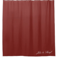 Rich Bourgogne Rouge Solide Couleur rideau de douc
