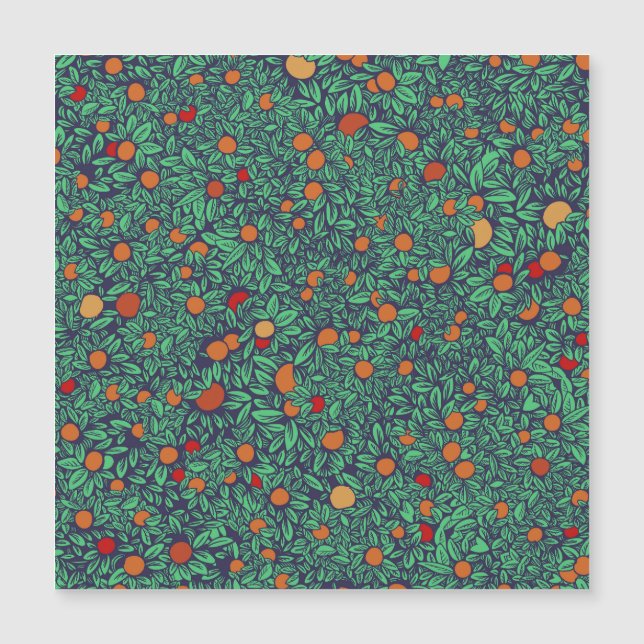 Rich Orchard : Vintage Tree Motif. (Devant)