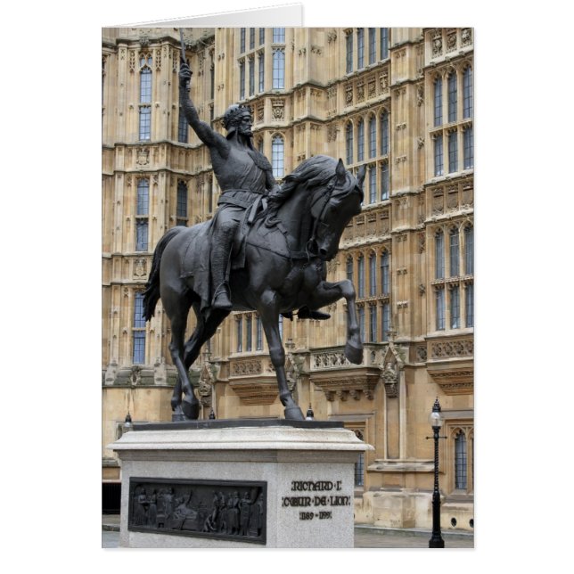 Richard le Lionheart Statue - Parlement - Londres (Devant)