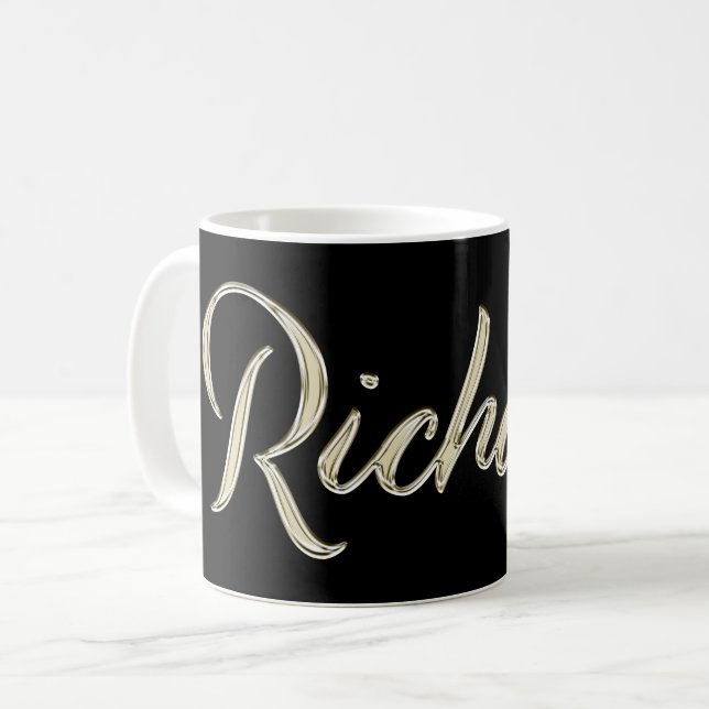 Richard Name whitegold Tasse de thé (Devant gauche)