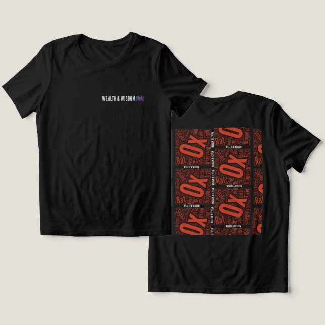 Richesse et sagesse des T-shirts (Design Recto & Verso)