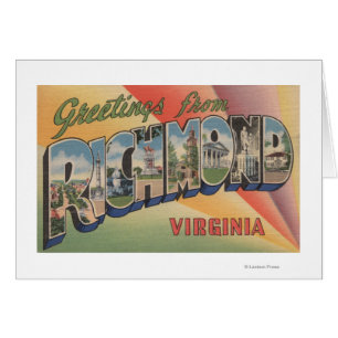 Richmond, Virginie - Scènes de grandes lettres