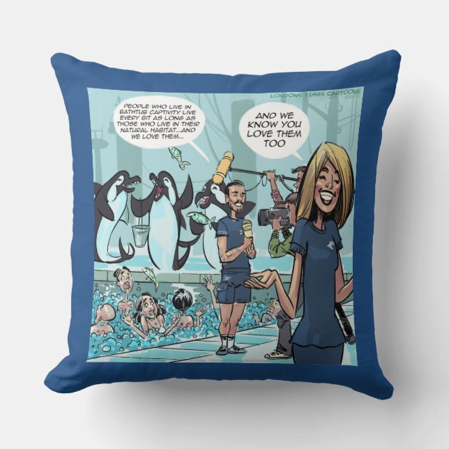 Rick London Funny Orca Revenge Jumbo Coussin en co (Recto)