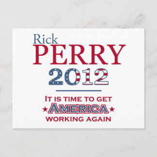 Rick Perry 2012 pour carte postale du président