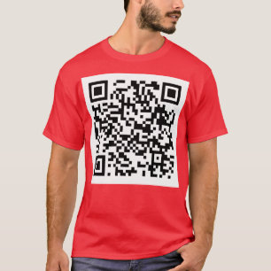 Rick Roll QR Code Enfants Long Manche TShirt