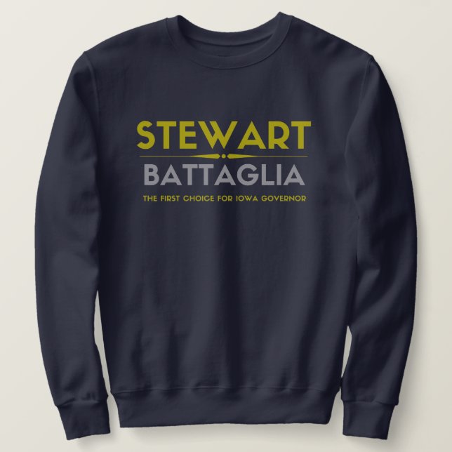Rick Stewart pour le gouverneur Sweatshirt (Design devant)