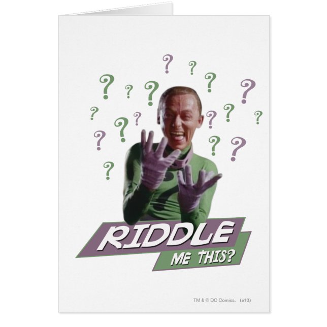 Riddler - Riddle Me This (Devant)