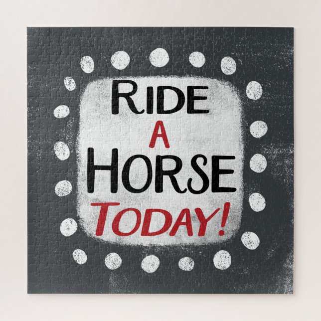 Ride A Horse Aujourd'Hui Jigsaw Puzzle (Vertical)