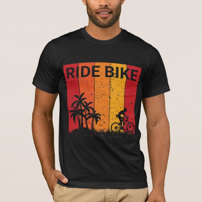 Ride Bike T-shirt Design (Devant)