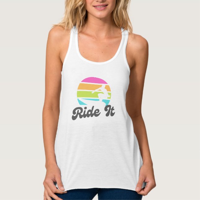 Ride It - Racerback femme Débardeur Flowy (Devant)