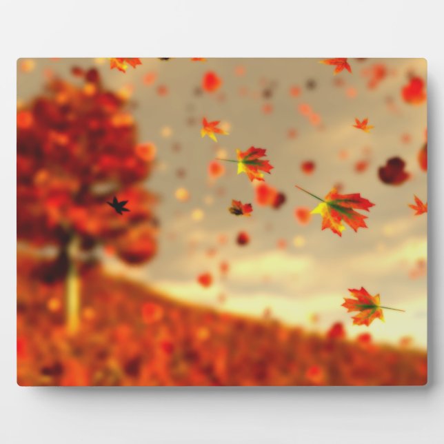 Ride the October Breeze Picture Plaque (Devant)