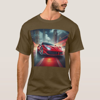 Ride the Rush : T-shirt voiture haute performance