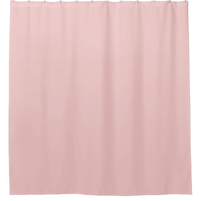 rideau de bain rose couleur rose quartz rose (Devant)