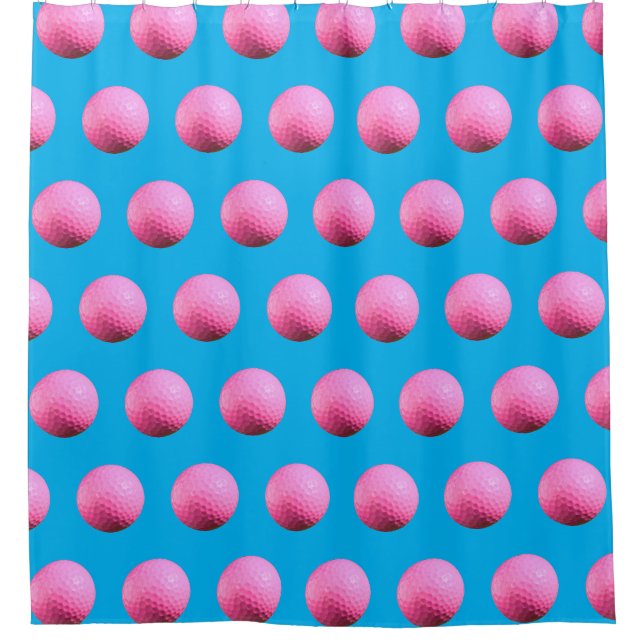 Rideau de balle de golf rose (Devant)