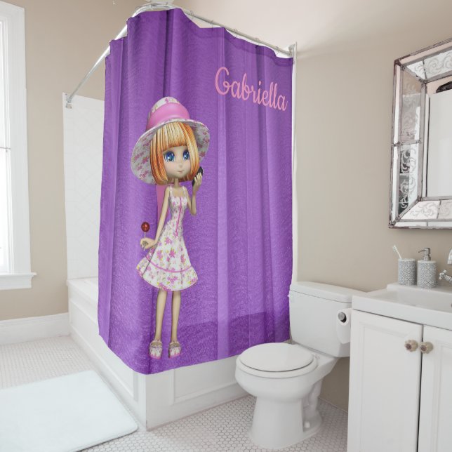 Rideau de douche (En situation)