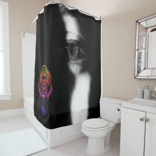 Rideau de douche (En situation)