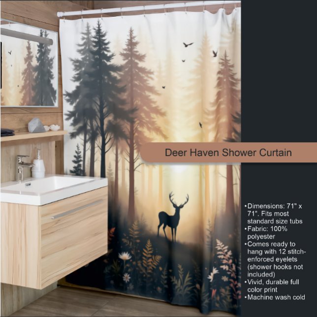 Rideau de douche à ciel de cerf (Créateur téléchargé)