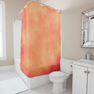 Rideau de douche à coucher de soleil tropical