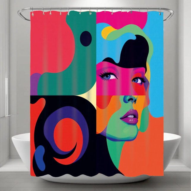 Rideau de douche à reflet radiant (Créateur téléchargé)