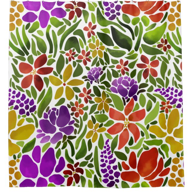 Rideau de douche Abstrait brillant (Devant)