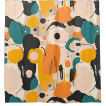 Rideau de douche Abstrait coloré