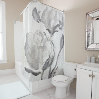 Rideau de douche Abstrait gris