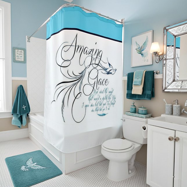 Rideau de douche Amazing grace (Créateur téléchargé)
