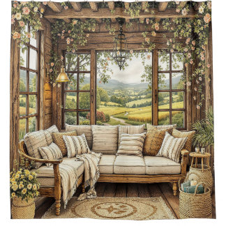 Rideau De Douche-Avec Ce Sentiment De Vacances