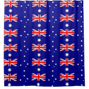 Rideau de douche avec drapeau d'Australie