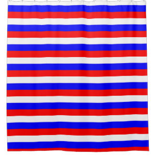 Rideau de douche avec drapeau de la Russie