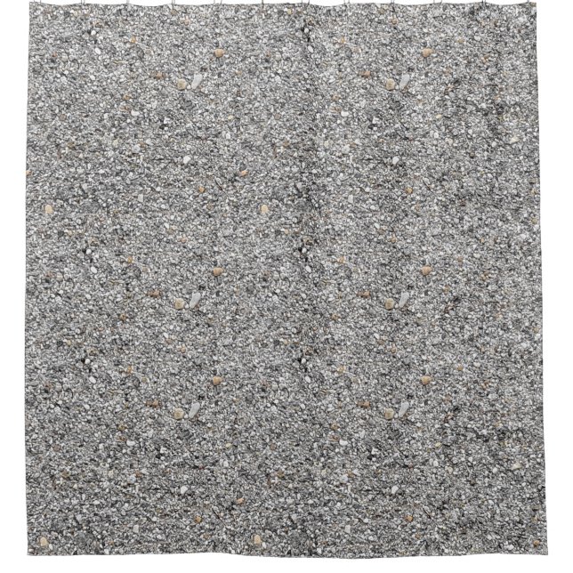 Rideau de douche avec motif gris (Devant)