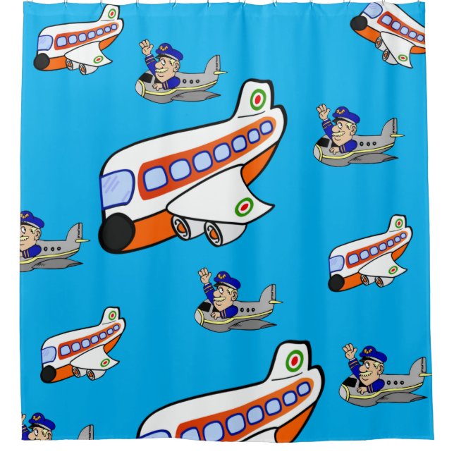 Rideau de douche Avion (Devant)