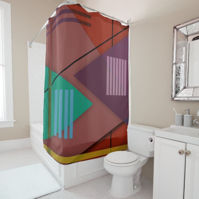 Rideau de douche Bauhaus n° 414 (En situation)