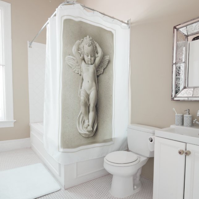 Rideau de douche Bébé Angel (En situation)