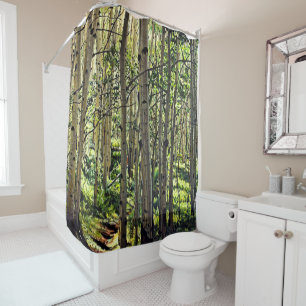 Rideau de douche Belle forêt de trembles