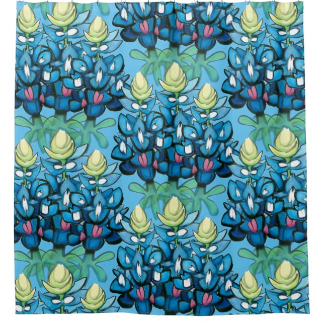 Rideau de douche Bluebonnets (Devant)
