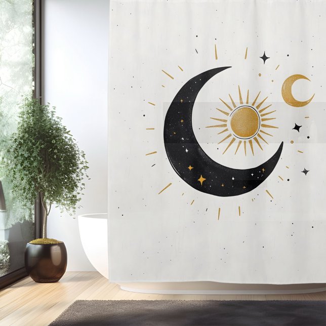 Rideau de douche Boho Celestial Bliss (Créateur téléchargé)