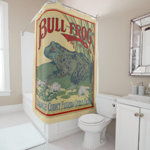 Rideau de douche Bull Frog