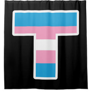Rideau de douche Capitale de la fierté trans