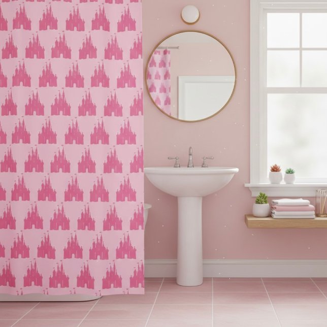 Rideau de douche Château (Créateur téléchargé)