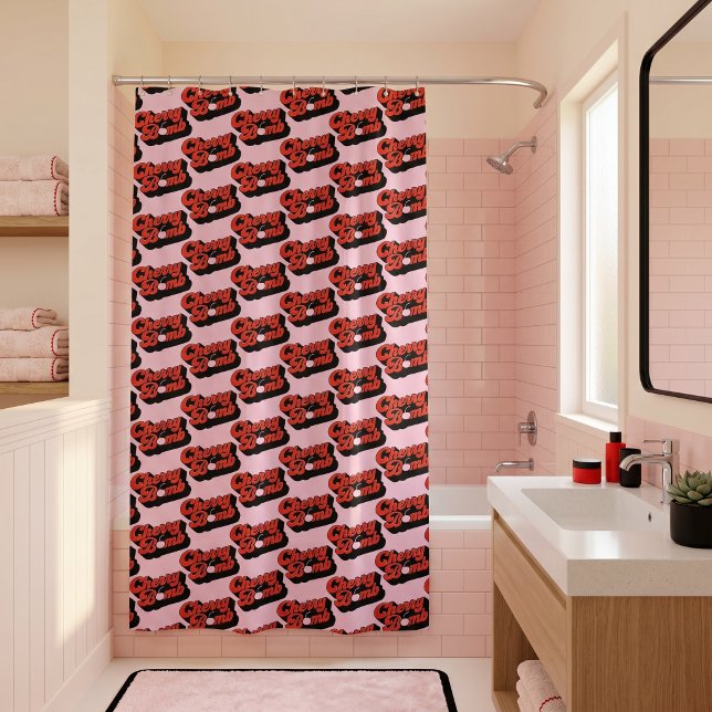 Rideau de douche Cherry Bomb (Créateur téléchargé)
