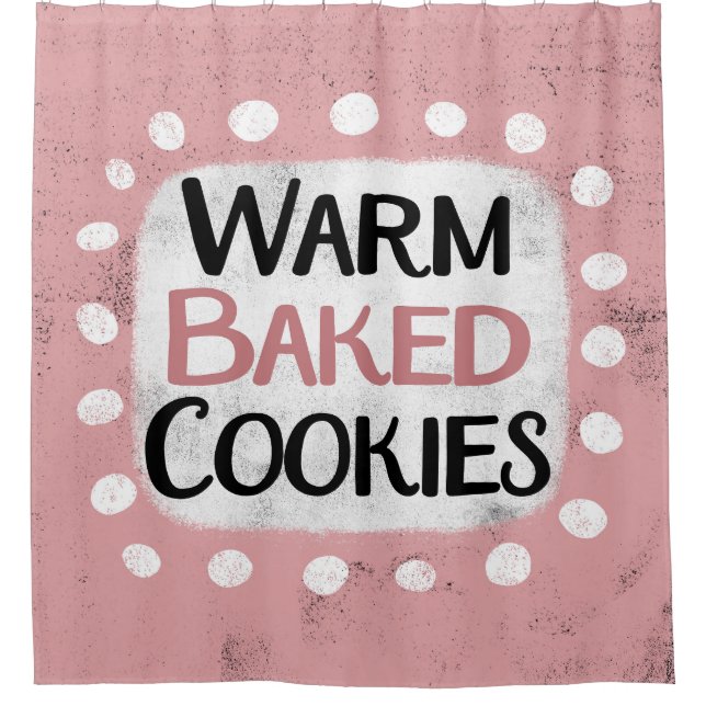 Rideau de douche Cookies cuits chauds (Devant)