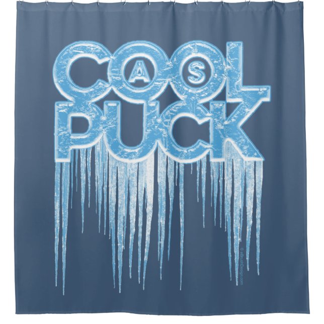 Rideau de douche Cool As Puck (Devant)