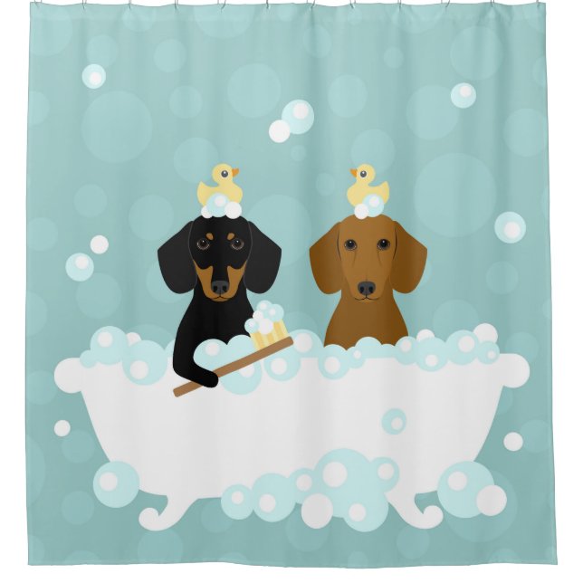 Rideau de douche Dachshund (Devant)