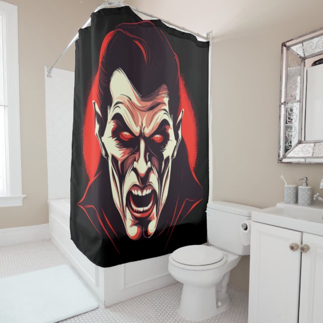 Rideau de douche Dark Lord (En situation)