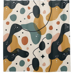 Rideau de douche d'art Abstrait moderne